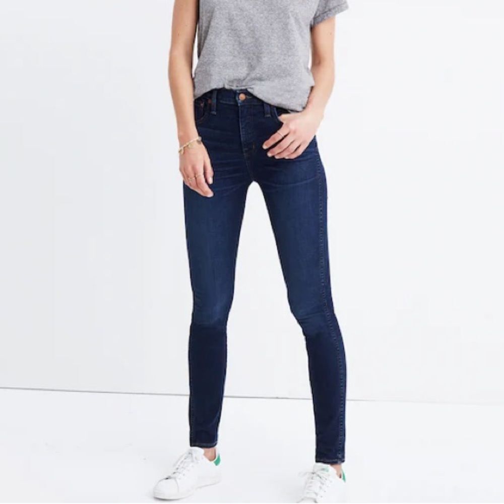 Madewell 10 inch High Rise Skinny Jeans Hayes Wash size 26